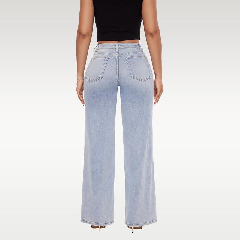 ErgoFit Wide Leg Jeans β Shape & Comfort