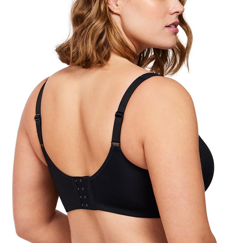 CoolComfort™ Plus Size Smoothing T-Shirt Bra – Full Coverage, Unlined, Minimizer