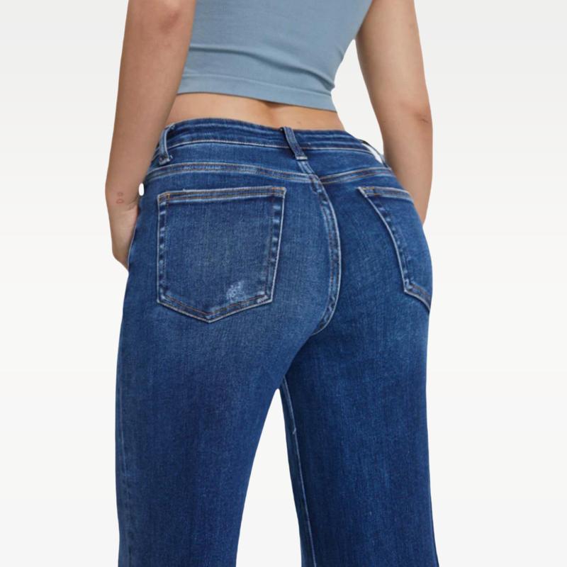ErgoFit Wide Leg Jeans β Shape & Comfort