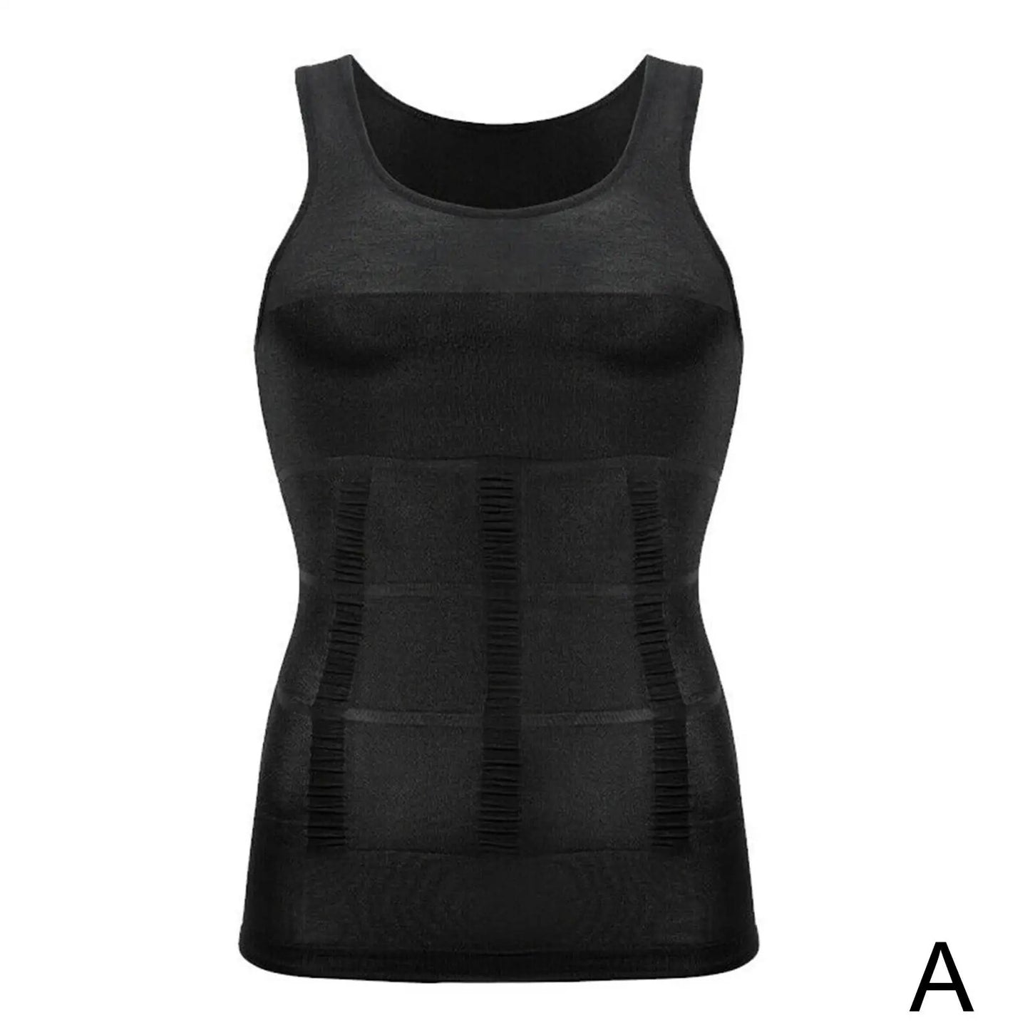 3-Pack Men's Compression Shaping Vests – Instantly Slim & Support