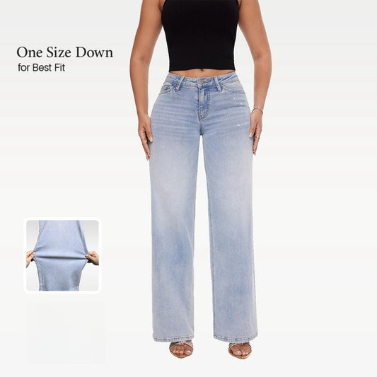 ErgoFit Wide Leg Jeans – Shape & Comfort