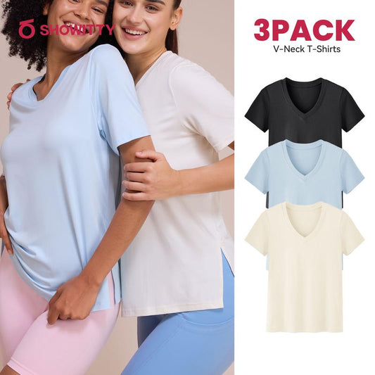 Essential V-Neck Tee – Soft, Stylish & Everyday Ready (3-Pack)