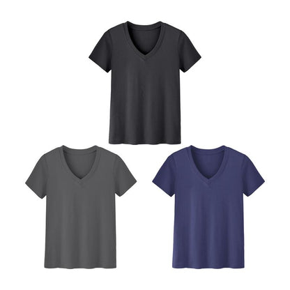 Essential V-Neck Tee – Soft, Stylish & Everyday Ready (3-Pack)
