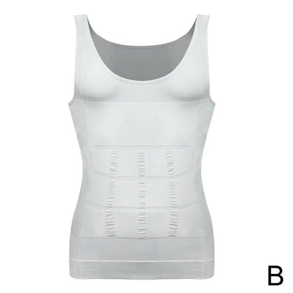 3-Pack Men's Compression Shaping Vests – Instantly Slim & Support