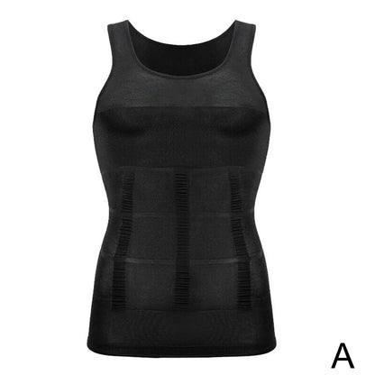 3-Pack Men's Compression Shaping Vests – Instantly Slim & Support